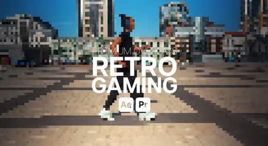 复古游戏8bit像素化高级叠加特效AE/PR模板 Premium Overlays Retro Gaming 复古游戏8bit像素化高级叠加特效AE/PR模板 Premium Overlays Retro Gaming
