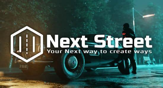 三维街道生成Blender插件 Next Street V2.0.9