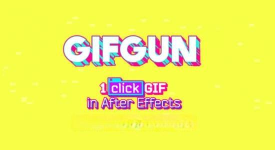 AE脚本-一键快速输出GIF动图格式插件 GifGun 1.7.29 Win/Mac AE脚本-一键快速输出GIF动图格式插件 GifGun 1.7.29 Win/Mac