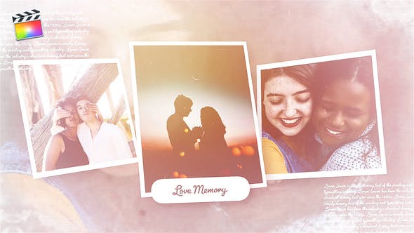 FCPX插件-15组点滴回忆浪漫爱情复古图文介绍电子相册动画 Love Memory FCPX插件-15组点滴回忆浪漫爱情复古图文介绍电子相册动画 Love Memory