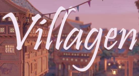 Blender村庄房屋生成器几何节点预设 Village Generator Blender村庄房屋生成器几何节点预设 Village Generator