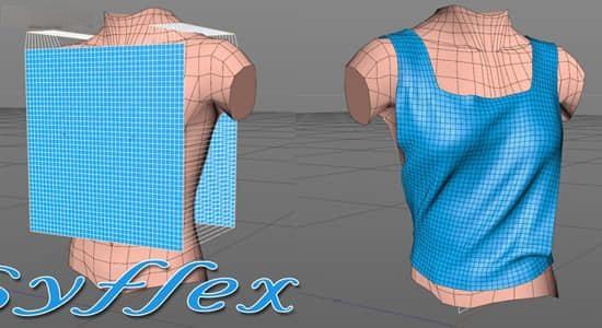 布料模拟C4D插件 Syflex for Cinema 4D Win 布料模拟C4D插件 Syflex for Cinema 4D Win
