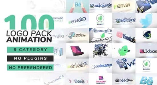 AE模板-100种LOGO标志演绎开场动画小片头 Logo Pack Animation AE模板-100种LOGO标志演绎开场动画小片头 Logo Pack Animation