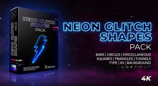 4K视频素材-72组赛博朋克霓虹发光图形故障闪烁循环动画 Neon Glitch Shapes 4K视频素材-72组赛博朋克霓虹发光图形故障闪烁循环动画 Neon Glitch Shapes