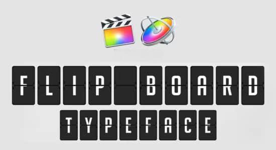 FCPX插件-数字英文字母滚动翻转翻页动画 Flip Board - Animated Typeface FCPX插件-数字英文字母滚动翻转翻页动画 Flip Board - Animated Typeface