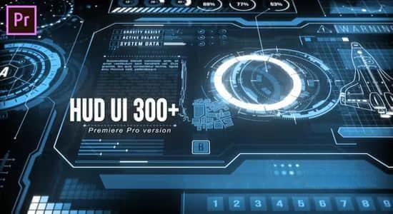 PR模板-300个科技感触摸UI屏幕界面HUD图形元素动画 PR模板-300个科技感触摸UI屏幕界面HUD图形元素动画