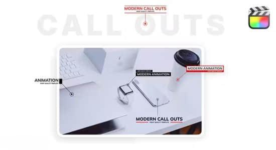 FCPX插件-45个呼出线条标注介绍文字标题动画 Call Outs FCPX插件-45个呼出线条标注介绍文字标题动画 Call Outs