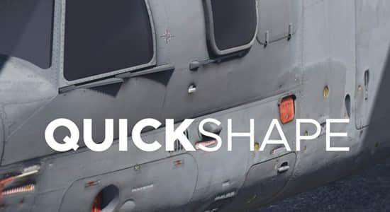 Blender插件-快速图形三维建模插件 Quick Shape v2.3 + 使用教程插图 快速图形三维建模Blender插件 Quick Shape 2022 V3.1.1