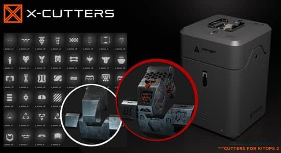 实用零部件模型Blender插件 X-Cutters For Kitops 2 实用零部件模型Blender插件 X-Cutters For Kitops 2