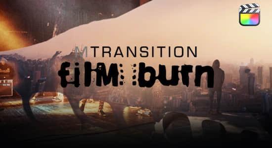 FCPX插件-30种电影胶片灼烧溶解失真遮罩转场预设 FCPX插件-30种电影胶片灼烧溶解失真遮罩转场预设