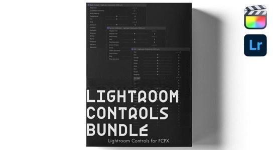 FCPX插件-仿LR色相饱和度白平衡色彩校正HSL视频调色插件 Lightroom Controls