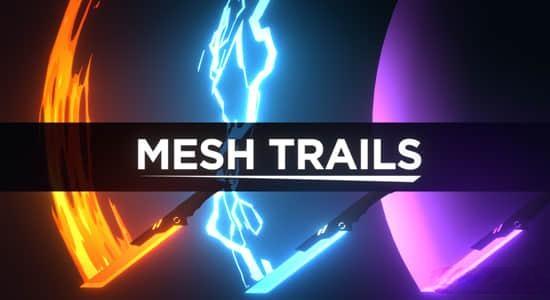 二维动画卡通光效路径拖尾Blender插件 Mesh Trails V1.3.3 + 预设包 二维动画卡通光效路径拖尾Blender插件 Mesh Trails V1.3.3 + 预设包