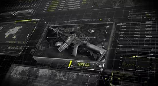 军事科技UI界面HUD动画元素AE模板 Dark Digital Technology Slides 军事科技UI界面HUD动画元素AE模板 Dark Digital Technology Slides