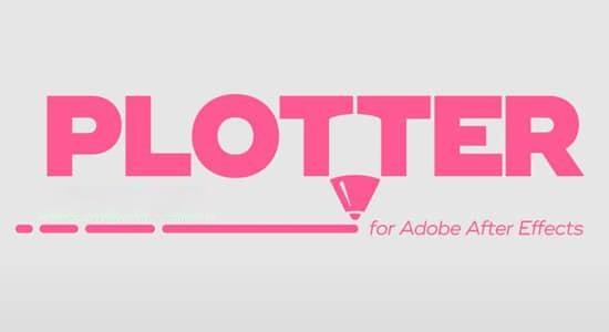 中文汉化AE插件-抽象创意矢量艺术视觉特效 Plotter V1.0 Win