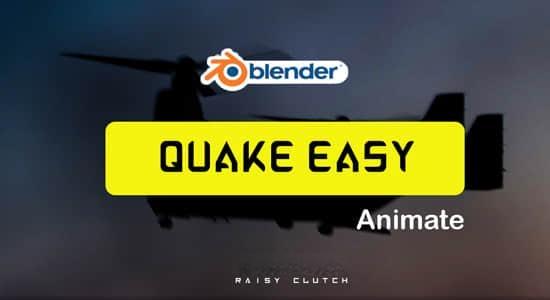 Blender插件-快速设置旋转位置大小动画 Quick Easy Animate V1.0