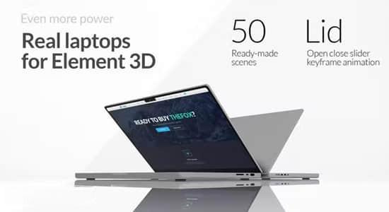 52种使用E3D插件制作笔记本设备APP应用界面介绍动画AE模板 52种使用E3D插件制作笔记本设备APP应用界面介绍动画AE模板