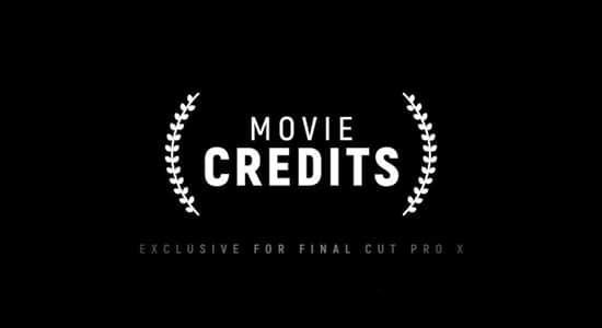 FCPX插件-22个电影片头片尾演员表滚动字幕标题预设动画 Movie Credits FCPX插件-22个电影片头片尾演员表滚动字幕标题预设动画 Movie Credits