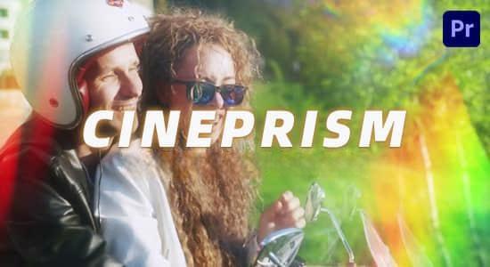 PR模板-小清新唯美棱镜折射逼真光效叠加特效 CINEPRISM