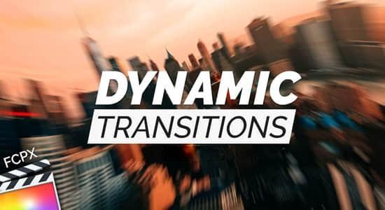 FCPX插件-36个调节层方式的平移运动旋转缩放转场预设