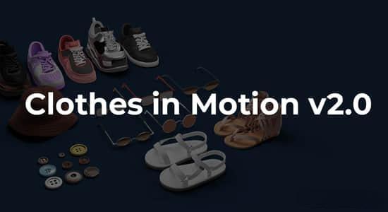 衣服制作布料模拟Blender插件 Clothes in Motion v2.0.1+模型预设 衣服制作布料模拟Blender插件 Clothes in Motion v2.0.1+模型预设