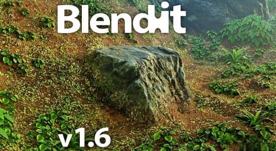 三维模型环境融合Blender插件 Blendit v1.6 Add-on 三维模型环境融合Blender插件 Blendit v1.6 Add-on