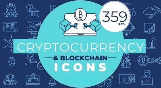 359个金融线条图标动画PR模板 Cryptocurrency & Blockchain Icons 359个金融线条图标动画PR模板 Cryptocurrency & Blockchain Icons