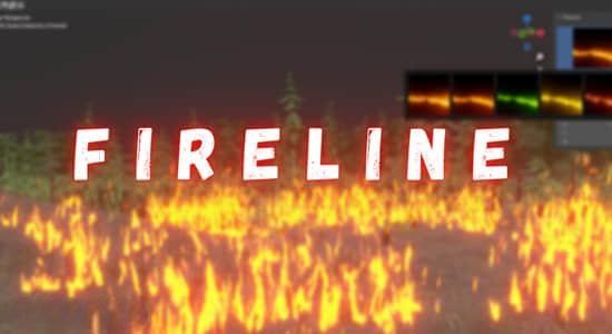 快速轻松生成火焰特效Blender插件 Fire Line V1.0