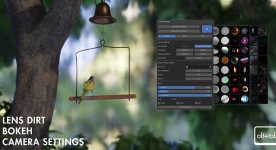 自定义摄像机虚焦景深Blender插件 Alt Tab Camera V1.2.0