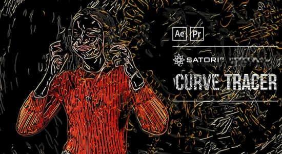 抽象线条轮廓描边视觉特效AE/PR插件 Curve Tracer v1.0.2 Win 抽象线条轮廓描边视觉特效AE/PR插件 Curve Tracer v1.0.2 Win