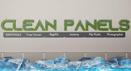 工作流程界面管理Blender插件 Clean Panels V3.1.0 工作流程界面管理Blender插件 Clean Panels V3.1.0