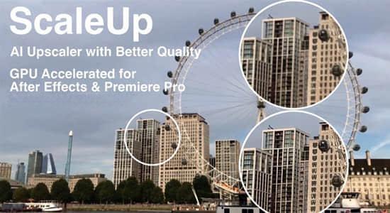 人工AI智能视频无损放大AE/PR插件 ScaleUP v1.3.0 Mac苹果版 人工AI智能视频无损放大AE/PR插件 ScaleUP v1.3.0 Mac苹果版