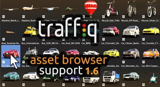 交通工具汽车三维模型绑定预设Blender插件 Car – Traffiq Library – Rigged Cars V1.6.1 交通工具汽车三维模型绑定预设Blender插件 Car – Traffiq Library – Rigged Cars V1.6.1