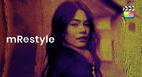 FCPX插件-50种复古梦幻故障混合视觉特效动画预设+使用教程 FCPX插件-50种复古梦幻故障混合视觉特效动画预设+使用教程