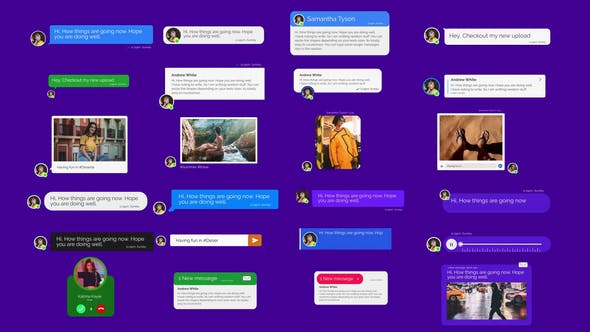 PR模板-手机短信社交聊天语音视频弹窗对话动画包 Message Tooklit V.2 PR模板-手机短信社交聊天语音视频弹窗对话动画包 Message Tooklit V.2