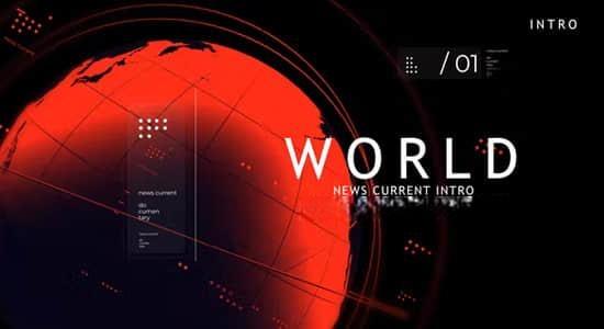 AE模板-科技感电视新闻栏目包装开场片头 News Broadcast Pack AE模板-科技感电视新闻栏目包装开场片头 News Broadcast Pack