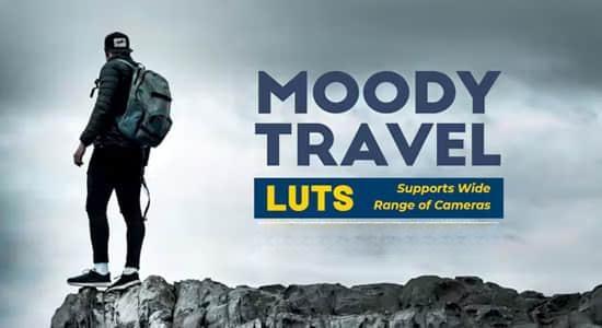 30组户外旅行游玩VLOG记录LUTs调色预设 Moody Travel LUTs