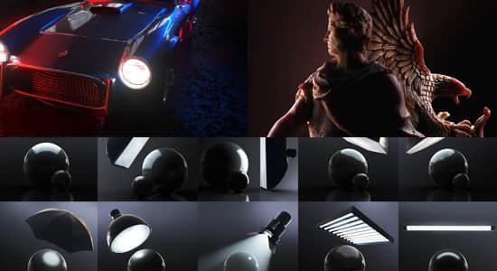 Arnold阿诺德渲染器专业照明灯光HDRI渲染场景C4D预设 Arnold Light Suite for C4D v2.0 Arnold阿诺德渲染器专业照明灯光HDRI渲染场景C4D预设 Arnold Light Suite for C4D v2.0