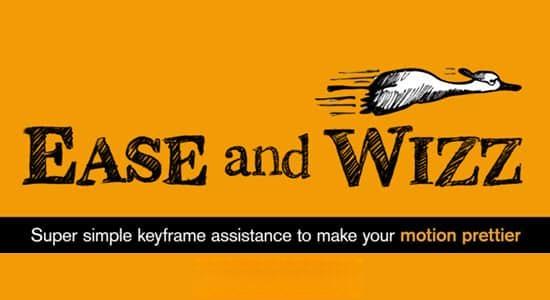 AE脚本-关键帧缓入缓出动画工具 Ease and Wizz v2.6.1 AE脚本-关键帧缓入缓出动画工具 Ease and Wizz v2.6.1