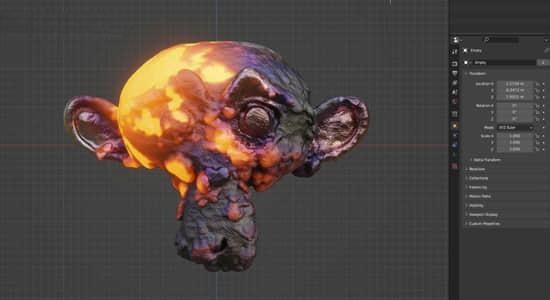 自定义控制模型融化溶解特效Blender插件 Melt Generator