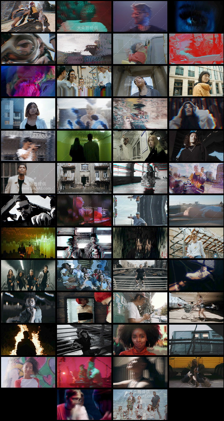 FCPX插件-50种动态扭曲拉伸失真变形视觉转场预设 FCPX插件-50种动态扭曲拉伸失真变形视觉转场预设