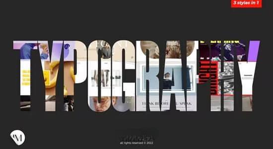 FCPX插件-12组时尚流行现代图文排版设计组合动画 Typography Pack