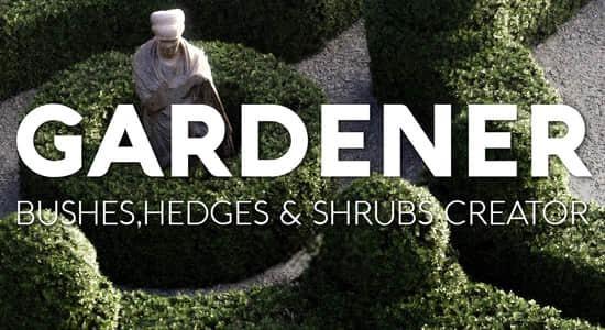 Blender插件-真实花园灌木生成工具 Gardener Pro V3 – Bushes,Hedges & Shrubs Creator Blender插件-真实花园灌木生成工具 Gardener Pro V3 – Bushes,Hedges & Shrubs Creator