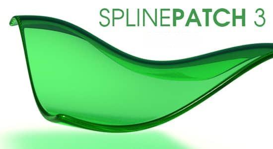 三维样条线生成曲面C4D插件 SplinePatch V3.0.4 兼容Cinema 4D 2023