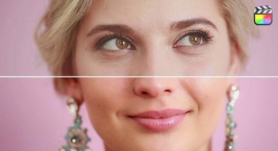 中文版FCPX插件-磨皮美颜光滑皮肤效果 FCPeffects - Skin Smoother V2 支持M1芯片