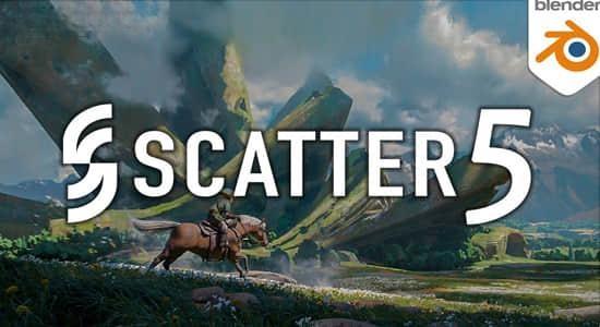 三维花草植物生成Blender插件 Scatter V5.3 三维花草植物生成Blender插件 Scatter V5.3