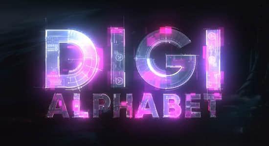 AE模板-科技赛博朋克风格字母数字动画工具包 Techno Digital Animated Alphabet AE模板-科技赛博朋克风格字母数字动画工具包 Techno Digital Animated Alphabet