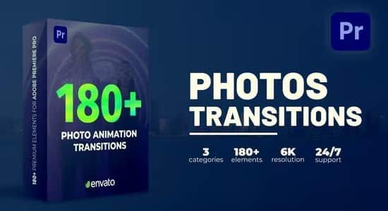 PR模板-多张图像重叠堆积过渡转场预设 Transitions Photo Animation PR模板-多张图像重叠堆积过渡转场预设 Transitions Photo Animation