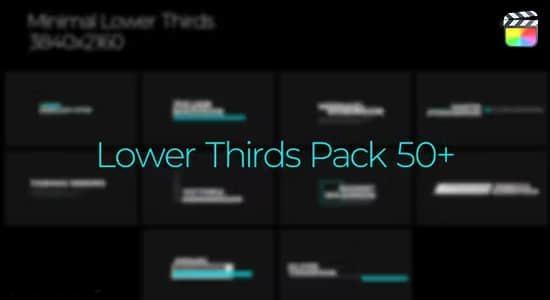FCPX插件-50种文字标题字幕条动画 Pack Lower Thirds FCPX插件-50种文字标题字幕条动画 Pack Lower Thirds