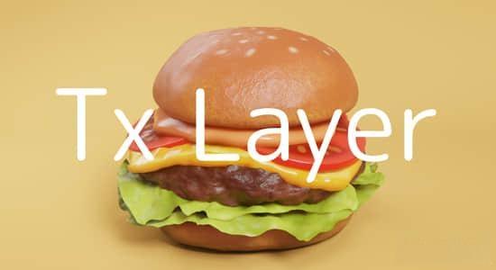 Blender插件-纹理绘制常用图层操作 Tx Layer v0.0.5