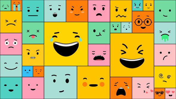 AE模板-有趣可爱卡通emoji表情动画包 Funny Emoji for After Effects AE模板-有趣可爱卡通emoji表情动画包 Funny Emoji for After Effects